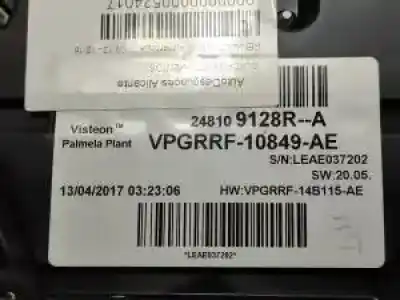 Peça sobressalente para automóvel em segunda mão quadrante por renault clio iv d4fd7 referências oem iam 248109128r  
