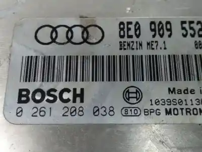Автозапчастина б/у ебу контролер двигуна для audi a4 cabrio (8h) 2.4 v6 30v cat (bdv) посилання на oem iam 0261208038  1039s01136