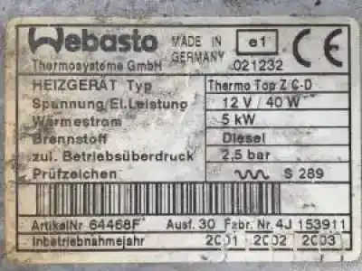 Peça sobressalente para automóvel em segunda mão motor de sofagem por bmw x5 (e53) m57-306d1 referências oem iam 64128380998  