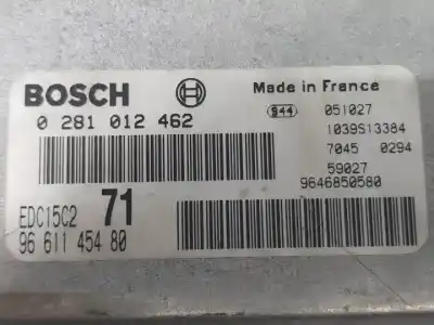 Second-hand car spare part ecu engine control for citroen c8 rhv oem iam references 0281012462  