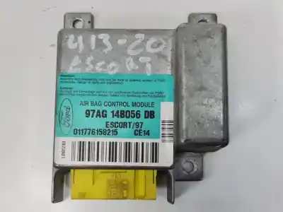 Pezzo di ricambio per auto di seconda mano CENTRALINA AIRBAG per FORD ESCORT BERL./TURNIER  Riferimenti OEM IAM 97AG14B056DB  