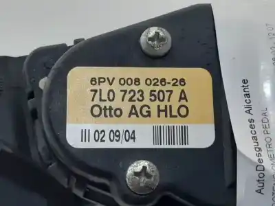 Автозапчасти б/у педальный потенциометр за porsche cayenne (typ 9pa) m4800 ссылки oem iam 7l0723507a  