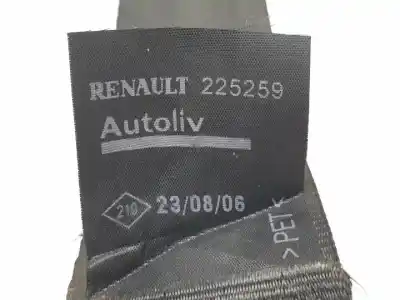 Автозапчастина б/у задній правий ремін безпеки для dacia logan 1 express k9k792 посилання на oem iam 225259  