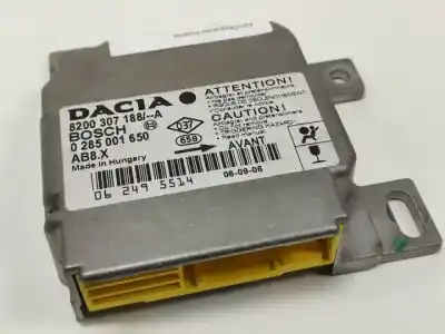 Автозапчастина б/у блок управління подушками безпеки для dacia logan 1 express k9k792 посилання на oem iam 0285001650