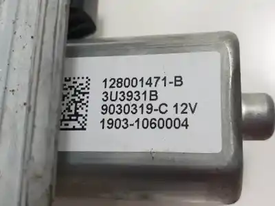 Second-hand car spare part passenger side right window regulator for renault clio iv h4b408 oem iam references 128001471b  