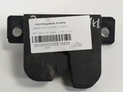 Peça sobressalente para automóvel em segunda mão fechadura do mala por seat leon (1m1) atn referências oem iam 3b9827505c
