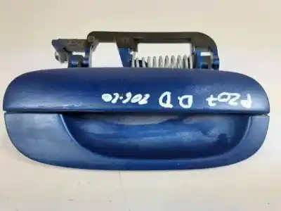 Peça sobressalente para automóvel em segunda mão puxador exterior frente direito por peugeot 607 (s1) d-4hx referências oem iam 9629157277