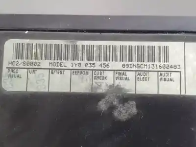 İkinci el araba yedek parçası elektronik modül için volkswagen new beetle cabriolet (1y7) awv oem iam referansları 1y0035456  