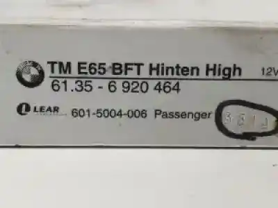 Pezzo di ricambio per auto di seconda mano modulo elettronico per bmw serie 7 (e65/e66) n62b44 riferimenti oem iam 61356920464  