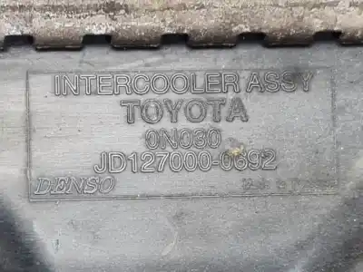 Peça sobressalente para automóvel em segunda mão intercooler por toyota auris (_e15_) 2.0 d-4d (ade150_) referências oem iam jd1270000692  