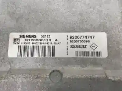 Second-hand car spare part ecu engine control for renault twingo ii d4f772 oem iam references s120200113a  8200700695