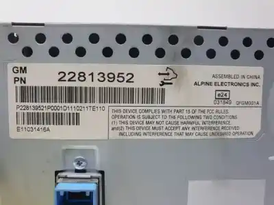 Second-hand car spare part multifunction display for opel ampera (r12) ev 150 oem iam references 22813952  