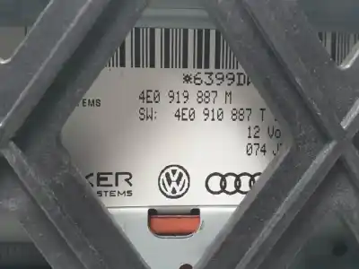 Peça sobressalente para automóvel em segunda mão módulo / sistema de navegação gps por audi q7 (4l) bug referências oem iam 4l0907462  