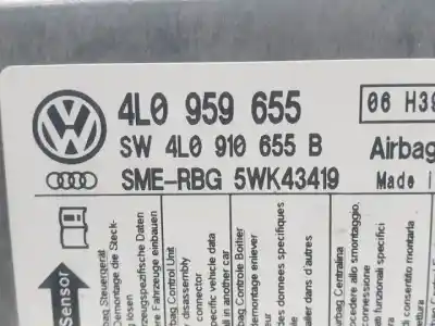 Автозапчасти б/у блок управления подушками безопасности за audi q7 (4l) bug ссылки oem iam 5wk43419  4l0910655b