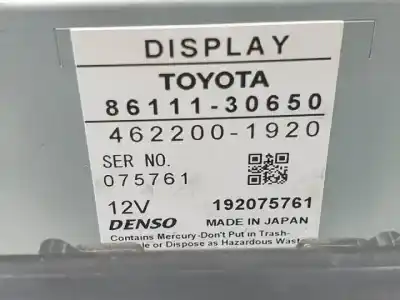 Second-hand car spare part audio system / radio cd for lexus gs (gs/us/ws19) 3grfse oem iam references 8611130650  