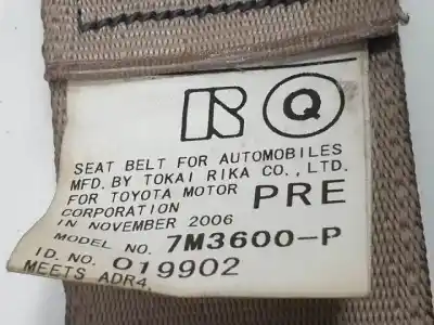 Автозапчастина б/у задній правий ремін безпеки для lexus gs (gs/us/ws19) 3grfse посилання на oem iam 7m3600p  