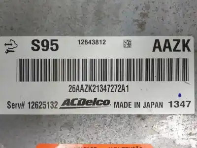 Second-hand car spare part electronic module for opel ampera (r12) ev 150 oem iam references 12643812  