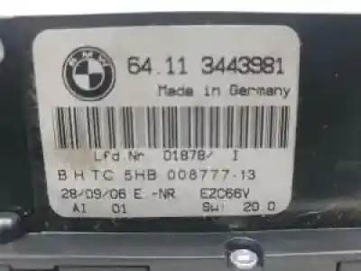 Second-hand car spare part climate control for bmw x3 (e83) m47n2 oem iam references 64113443981  