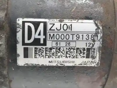 Second-hand car spare part starter motor for mazda 3 sedán (bk) 2.0 (bkep) oem iam references m000t91381  