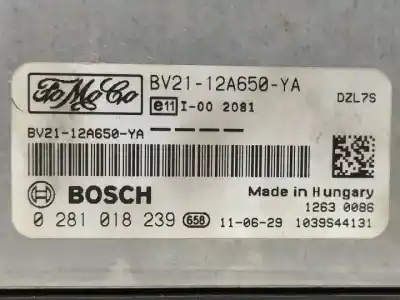 Second-hand car spare part ecu engine control for ford fiesta (cb1) kvja oem iam references bv2112a650ya  