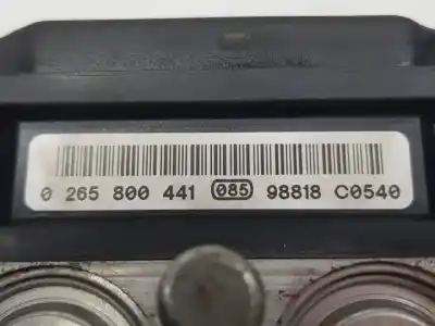 Peça sobressalente para automóvel em segunda mão abs por citroen c1 8th referências oem iam 445100h010  0265800441