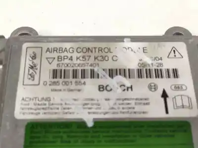 Second-hand car spare part airbag control unit for mazda 3 sedán (bk) 2.0 (bkep) oem iam references bp4k57k30c  