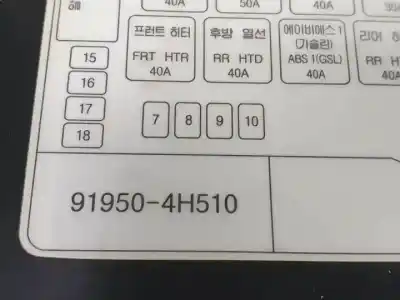 Second-hand car spare part fuse box unit for hyundai h1 d4cb oem iam references 912034h110  