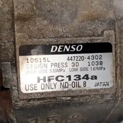 Second-hand car spare part air conditioning compressor for toyota rav 4 ii (_a2_) 2.0 d 4wd (cla20_, cla21_) oem iam references 4472204302  