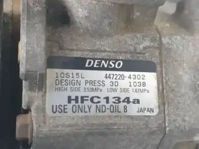 Second-hand car spare part air conditioning compressor for toyota rav 4 ii (_a2_) 2.0 d 4wd (cla20_, cla21_) oem iam references 4472204302  