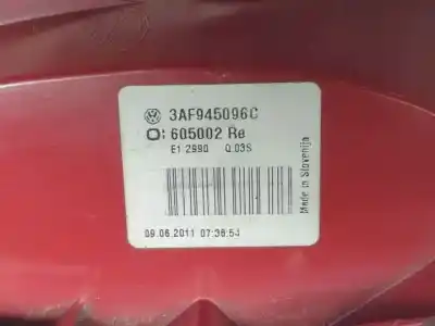 Автозапчасти б/у правый задний фонарь за volkswagen passat variant (365) cffb ссылки oem iam 3af945096c  