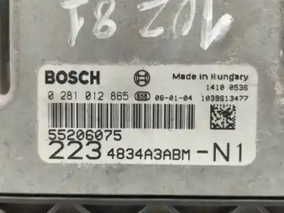 Автозапчастина б/у ебу контролер двигуна для fiat i doblò (119) 223b1000 посилання на oem iam 0281012865  