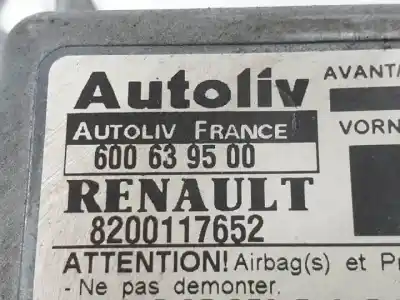 Автозапчасти б/у блок управления подушками безопасности за renault scenic (ja..) k4m701 ссылки oem iam 8200117652  