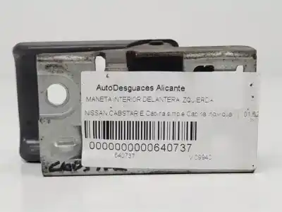 Second-hand car spare part interior left front handle for nissan cabstar e bd30d oem iam references   