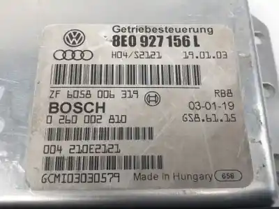 Second-hand car spare part automatic gearbox control unit for audi a4 berlina (8e) ake oem iam references 0260002810  
