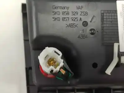 Second-hand car spare part multifunction switch for volkswagen scirocco (138) czca oem iam references 5k0858329zsb  