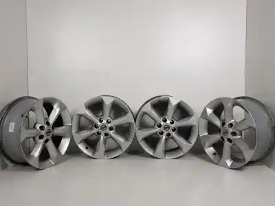 Second-hand car spare part rims set for nissan navara pick-up 2.5 dci oem iam references  aluminio r17 
