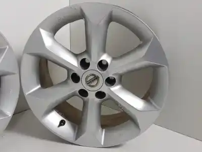 Second-hand car spare part rims set for nissan navara pick-up 2.5 dci oem iam references  aluminio r17 