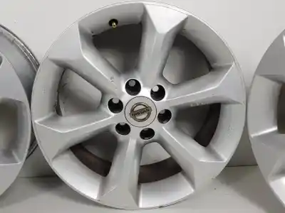 Second-hand car spare part rims set for nissan navara pick-up 2.5 dci oem iam references  aluminio r17 