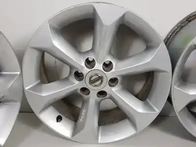 Second-hand car spare part rims set for nissan navara pick-up 2.5 dci oem iam references  aluminio r17 