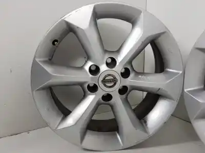Second-hand car spare part rims set for nissan navara pick-up 2.5 dci oem iam references  aluminio r17 