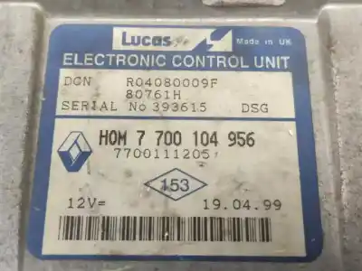 Автозапчасти б/у блок управления двигателем за renault clio ii fase i (b/cbo) f8q630 ссылки oem iam r04080009f  7700111205