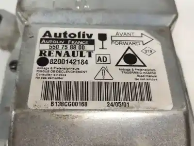 Автозапчастина б/у блок управління подушками безпеки для renault laguna ii (bg0) f9q750 посилання на oem iam 550758800  