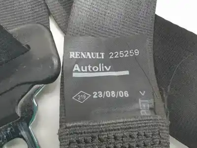 Second-hand car spare part rear left seat belt for dacia logan 1 express k9k792 oem iam references 225259  