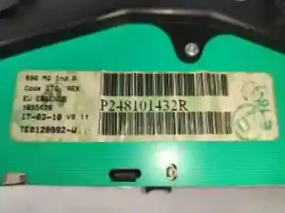 Peça sobressalente para automóvel em segunda mão quadrante por dacia sandero 1.6 lpg referências oem iam 216774992  p248101432r