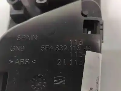 Автозапчастина б/у ліва задня внутрішня ручка для seat leon (5f1) cze посилання на oem iam 5f4839113b  