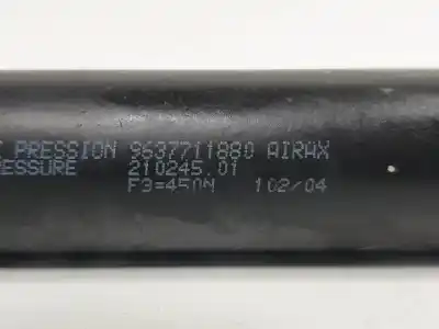 Pièce détachée automobile d'occasion vérin de hayon / coffre pour peugeot 307 (s1) nfu références oem iam 9637711880  