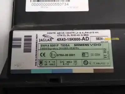 Tweedehands auto-onderdeel elektronische module voor jaguar x-type i (x400) 2.5 v6 a las 4 ruedas oem iam-referenties 4x4315k600ad  