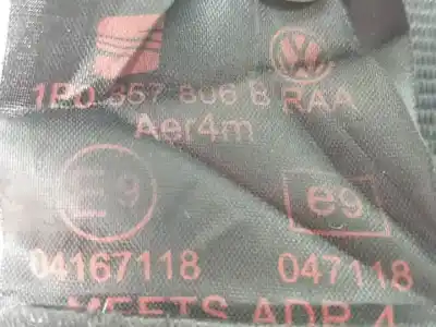Автозапчастина б/у задній правий ремін безпеки для seat leon (1p1) bxe посилання на oem iam 1p0857806b   Автозапчастина б/у задній правий ремін безпеки для seat leon (1p1) bxe посилання на oem iam 1p0857806b