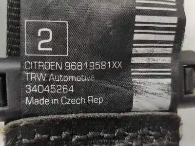 Автозапчасти б/у задний левый ремень безопасности за citroen c3 picasso 9h06 ссылки oem iam 96819581xx  