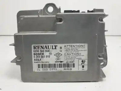 İkinci el araba yedek parçası hava yastigi kontrol ünitesi için renault clio iii 1.5 dci diesel cat (k9k-830) oem iam referansları 0285001510  